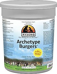 Wysong Archetype Burgers Freeze-Dried Raw Dog & Cat Food, 15-oz canister