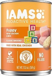 Iams ProActive Health Classic Ground with Chicken & Rice Puppy Wet Dog Food