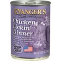 Evanger's Classic Recipes Chicken Lickin' Dinner Grain-Free Canned Cat Food, 12.5-oz, case of 12