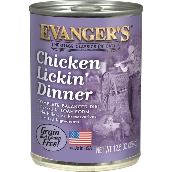 Evanger's Classic Recipes Chicken Lickin' Dinner Grain-Free Canned Cat Food