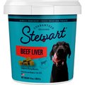 Stewart Beef Liver Freeze-Dried Raw Dog Treats, 14-oz tub