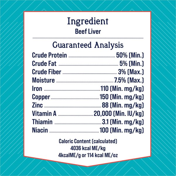 STEWART Beef Liver Freeze-Dried Raw Dog Treats, 14-oz tub - Chewy.com - Raw Dog Liver Nutrition