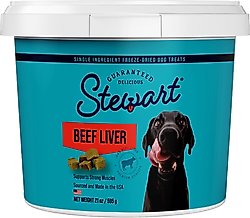 Stewart Beef Liver Freeze-Dried Raw Dog Treats
