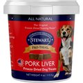 Stewart Pro-Treat Pork Liver Freeze-Dried Raw Dog Treats, 4-oz tub