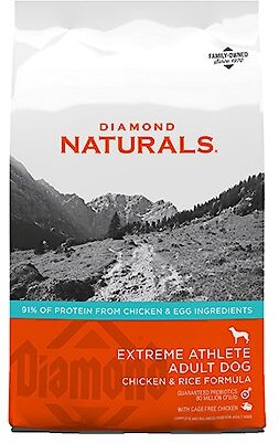 Diamond active dog outlet food