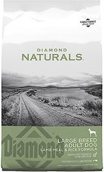Diamond Naturals Large Breed Adult Lamb Meal & Rice Formula Dry Dog Food, 40-lb bag