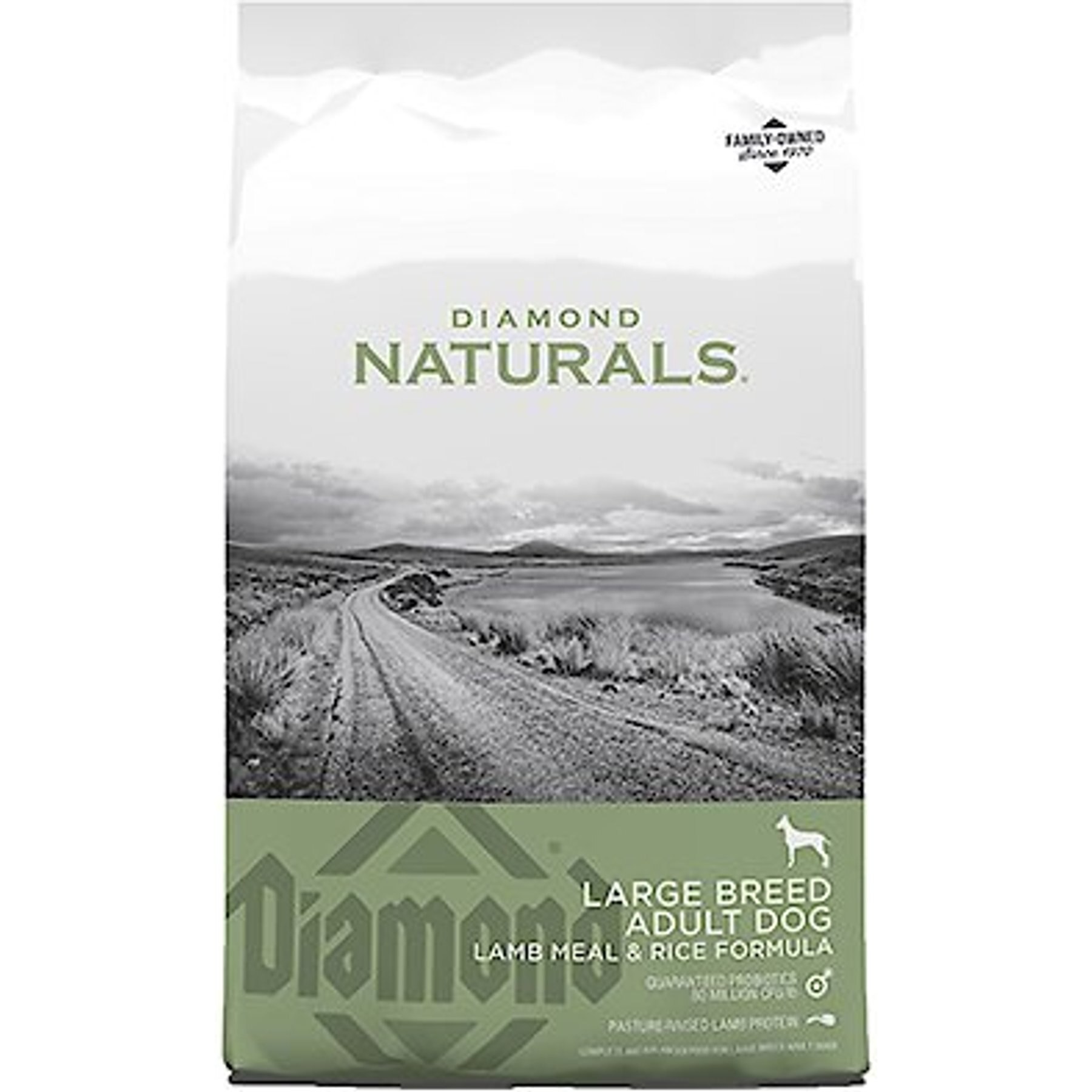 DIAMOND Naturals Large Breed Adult Lamb Meal Rice Formula Dry Dog Food 40 lb bag bundle of 2 Chewy