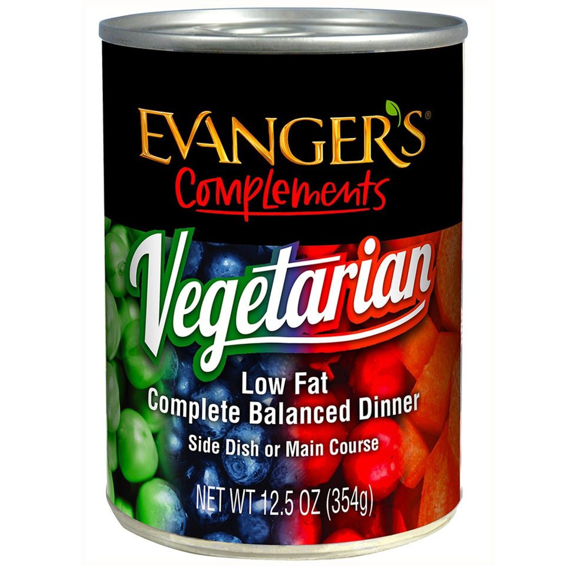 EVANGER'S Low Fat Vegetarian Dinner Canned Dog & Cat Food, 12.8oz