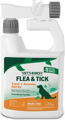 Vet's Best Flea + Tick Yard & Kennel Spray for Dogs, 32-oz bottle slide 1 of 7