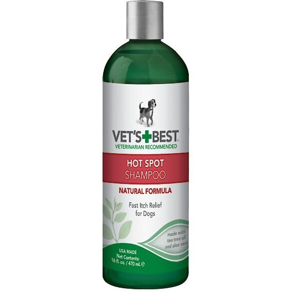VET'S BEST HypoAllergenic Shampoo for Dogs, 16oz bottle
