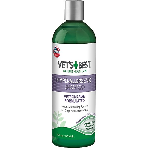 VET'S BEST HypoAllergenic Shampoo for Dogs, 16oz bottle