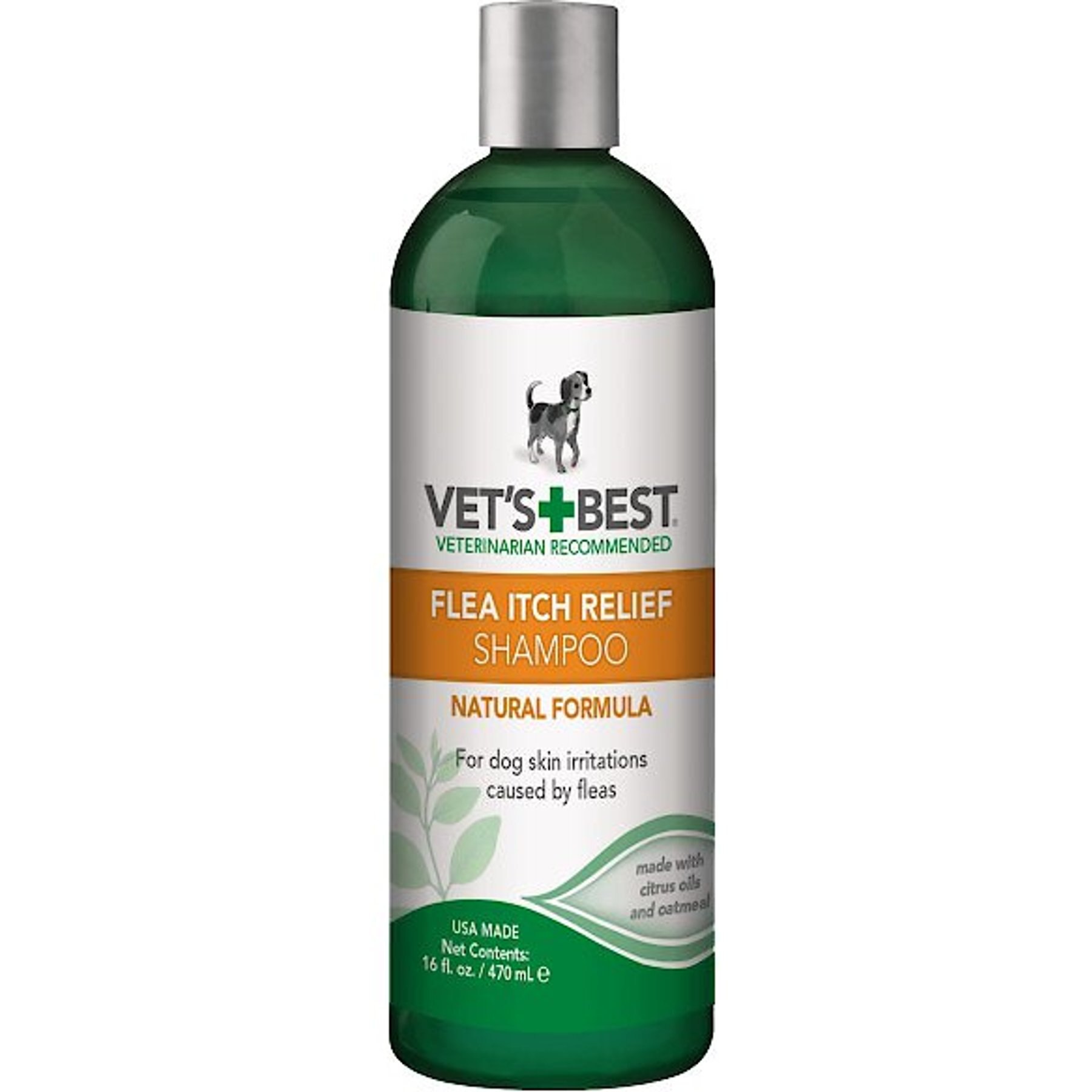 Discontinued VET'S BEST Flea Itch Relief Shampoo for Dogs, 16oz