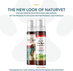 NaturVet Aller-911 Allergy Aid Hot Spot Plus Aloe Vera Dog & Cat Foam, 8-oz bottle slide 2 of 8