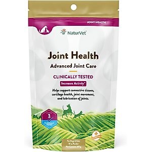 NaturVet Joint Health Advanced Care Powder Joint Supplement for Cats & Dogs, 10-oz bag