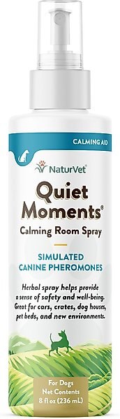 NaturVet Quiet Moments Simulated Canine Pheromones Calming Spray for Dogs, 8-oz slide 1 of 5