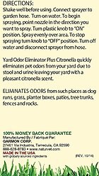 NaturVet Yard Odor Eliminator Plus with Citronella, 32-oz bottle slide 2 of 3