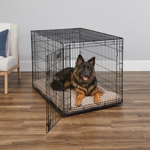 MidWest iCrate Fold & Carry Single Door Collapsible Wire Dog Crate, 48 inch
