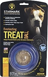Starmark Everlasting Treat Ball Tough Dog Chew Toy, Medium