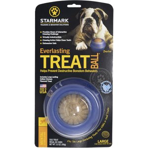 STARMARK Everlasting Treat Ball Tough Dog Chew Toy, Large 