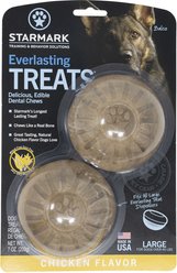 Starmark Everlasting Chicken Flavored Dog Treats, Large, 2 count
