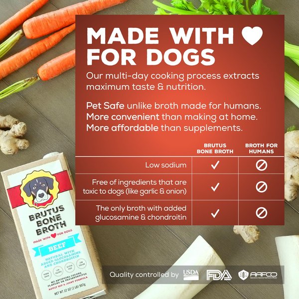 Fruitables Beef Broth Bowls Dog Food Topper