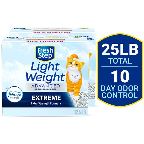 FRESH STEP Advanced Lightweight Simply Unscented Clumping Cat Litter