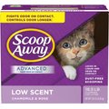 Scoop Away Advanced Low Scent Chamomile & Rose Clumping Cat Litter, 18.5-lb box, 2 count