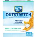 Fresh Step Outstretch Simply Unscented Cat Litter, 26-lb box