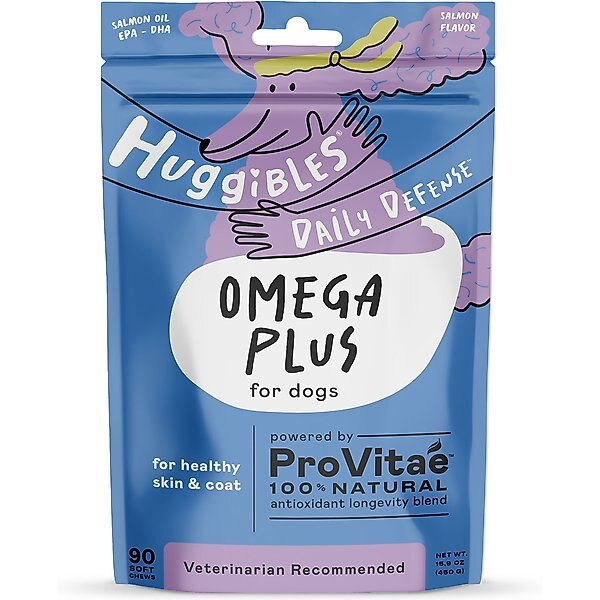 PETHONESTY Skin Health Omega Salmon Flavored Soft Chews Skin Coat