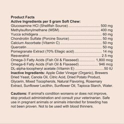 Huggibles Hip & Joint Support Chicken Flavored Soft Chew Hip & Joint Supplement for Dogs, 90 count slide 2 of 2