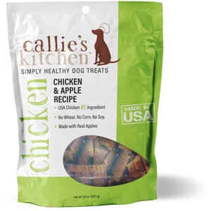 Callie's Kitchen Chicken & Apple Recipe Jerky Dog Treats, 24-oz bag
