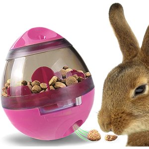 CoCoo Rabbit IQ Treat Ball Food Dispenser Interactive Feeder Toy, Pink
