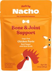 Made by Nacho Bone & Joint Support Chicken Puree with Bone Broth + Digestive Support Chicken Puree with Bone Broth Wet Cat Food Topper slide 2 of 9