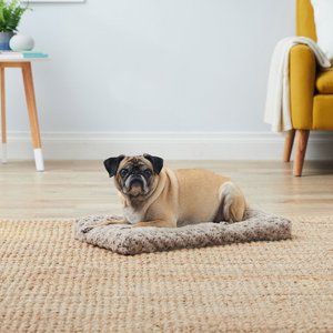 MidWest Quiet Time Ombre Swirl Dog Crate Mat, Taupe, 22-in