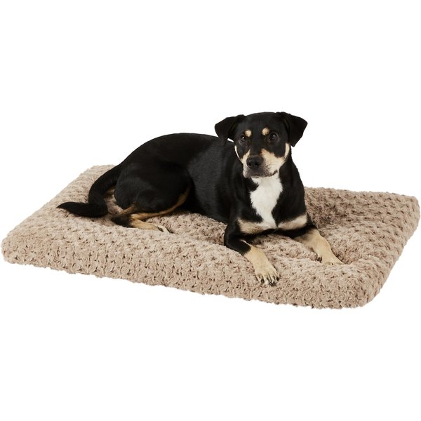 MIDWEST Quiet Time Ombre Swirl Dog Crate Mat, Taupe, 36-in - Chewy.com