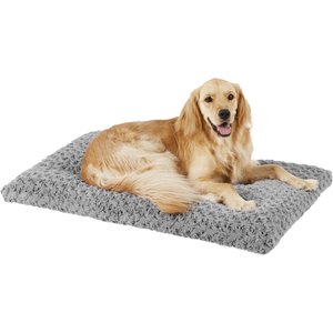MidWest Quiet Time Ombre Swirl Dog Crate Mat, Grey, 42-in