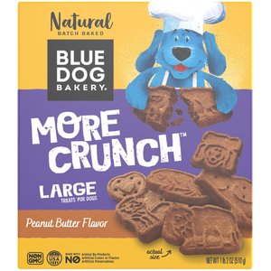 Blue Dog Bakery Original Recipe Low Fat Peanut Butter & Molasses Dog Treats, 20-oz box