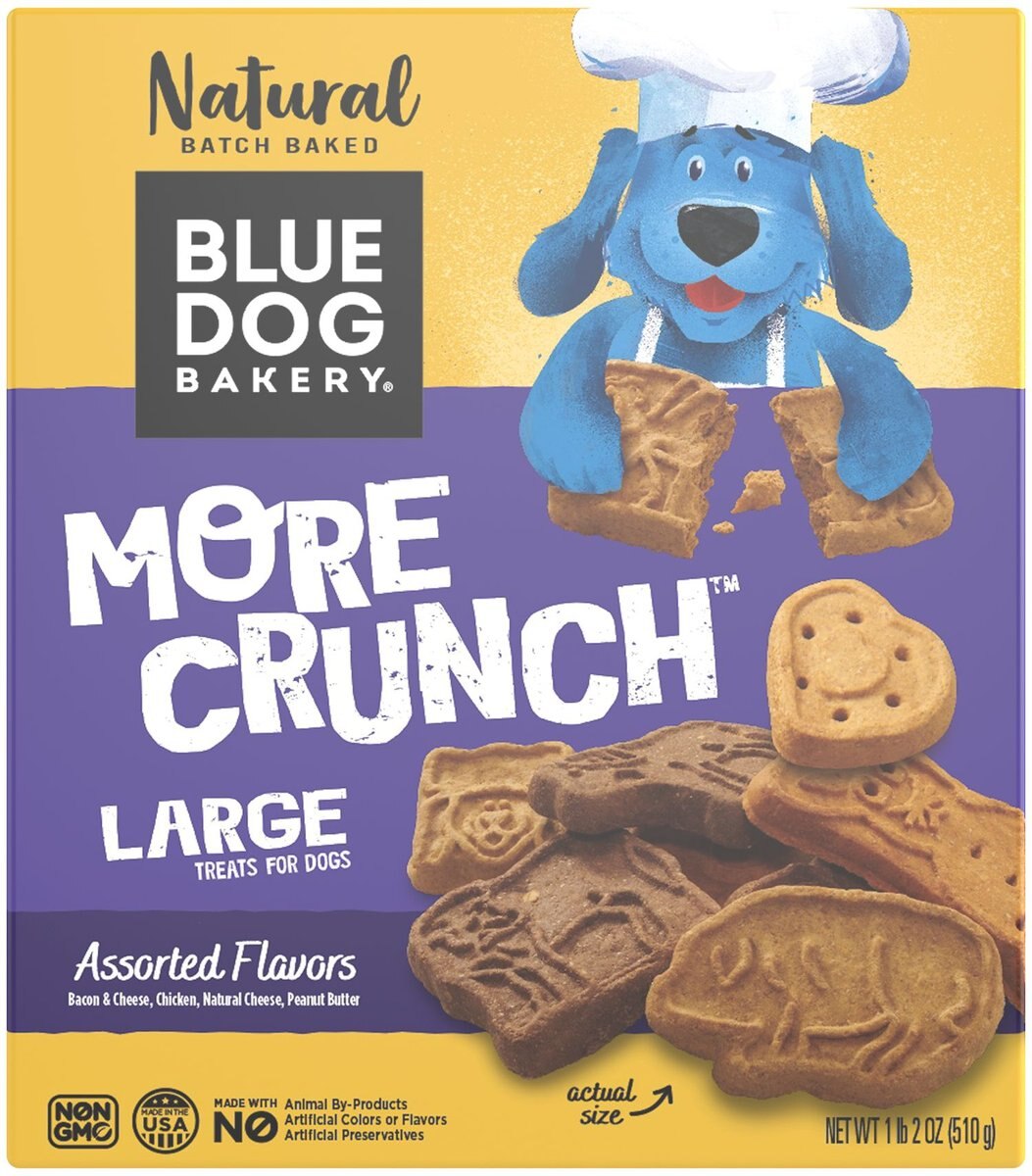 Blue Dog Bakery Gingerbread Cookie Dog Treats, 18-oz box