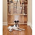 MidWest Wood/Wire Mesh Pet Gate, 32-in