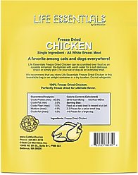 Cat-Man-Doo Life Essentials Chicken Freeze-Dried Cat & Dog Treats, 5-oz bag slide 2 of 6