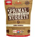 Primal Lamb Formula Nuggets Grain-Free Raw Freeze-Dried Dog Food, 5.5-oz bag