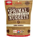 Primal Lamb Formula Nuggets Grain-Free Raw Freeze-Dried Dog Food, 5.5-oz bag