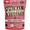 Primal Turkey & Sardine Formula Nuggets Grain-Free Raw Freeze-Dried Dog Food, 5.5-oz bag