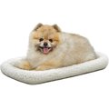 MidWest Quiet Time Fleece Dog Crate Mat, Natural, 22-in