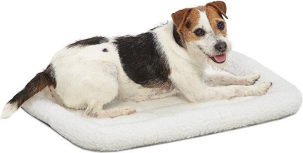 MidWest Quiet Time Fleece Dog Crate Mat, Natural, 24-in slide 1 of 8