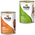 Nulo Freestyle Turkey & Chicken Recipe + Freestyle Duck & Tuna Recipe Canned Cat & Kitten Food