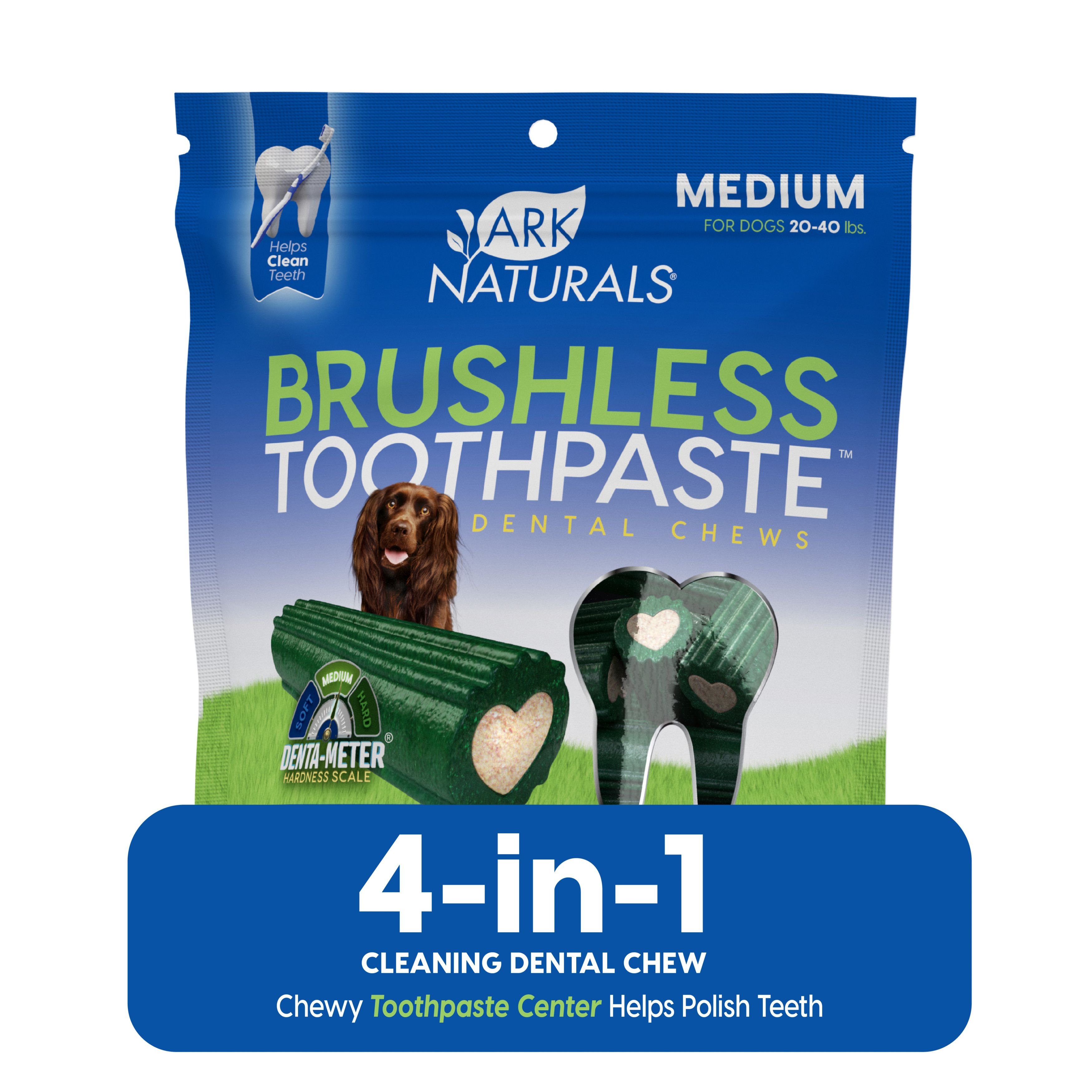 ARK NATURALS Brushless Toothpaste Medium Dental Dog Treat Customer