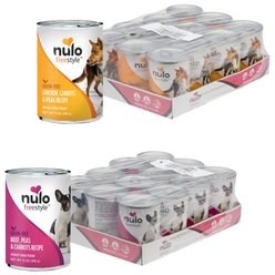 Nulo Freestyle Beef, Peas & Carrot Recipe + Freestyle Chicken, Carrots & Peas Recipe Canned Dog Food