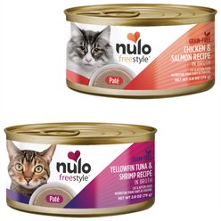 Nulo FreeStyle Yellowfin Tuna & Shrimp + FreeStyle Chicken & Salmon Wet Cat Food