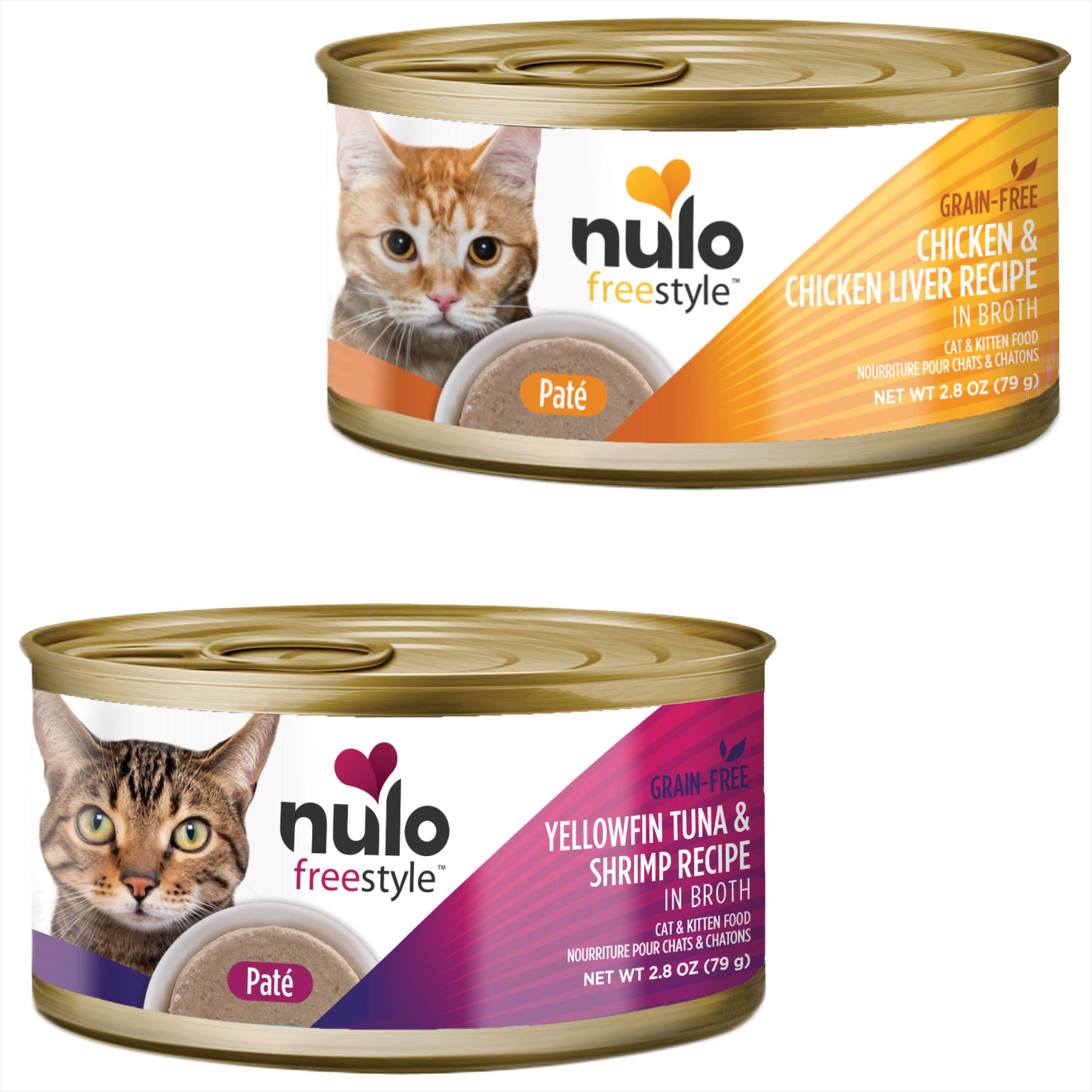 NULO FreeStyle Yellowfin Tuna & Shrimp Pate Wet Cat Food & Nulo